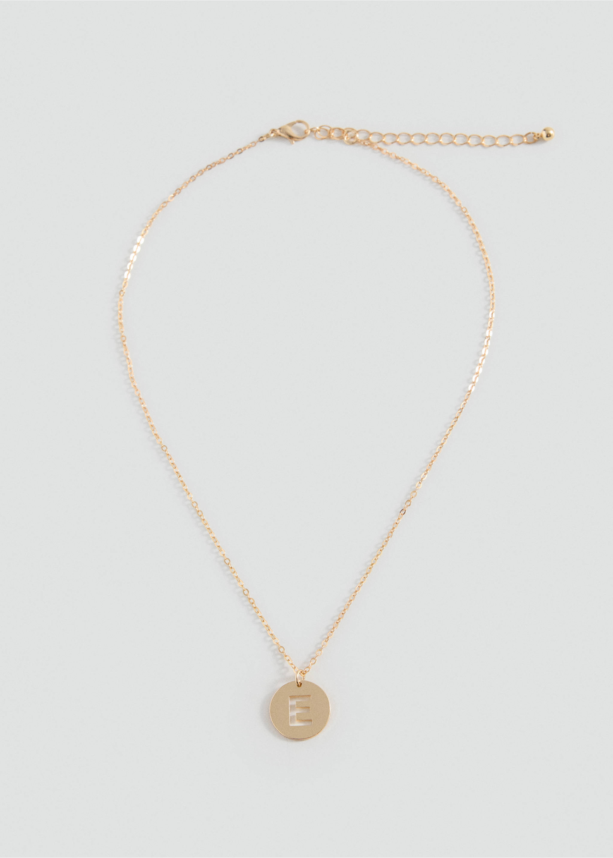 Letter Pendant Necklace - Article without model, Gold. Ref: 37062947-00.