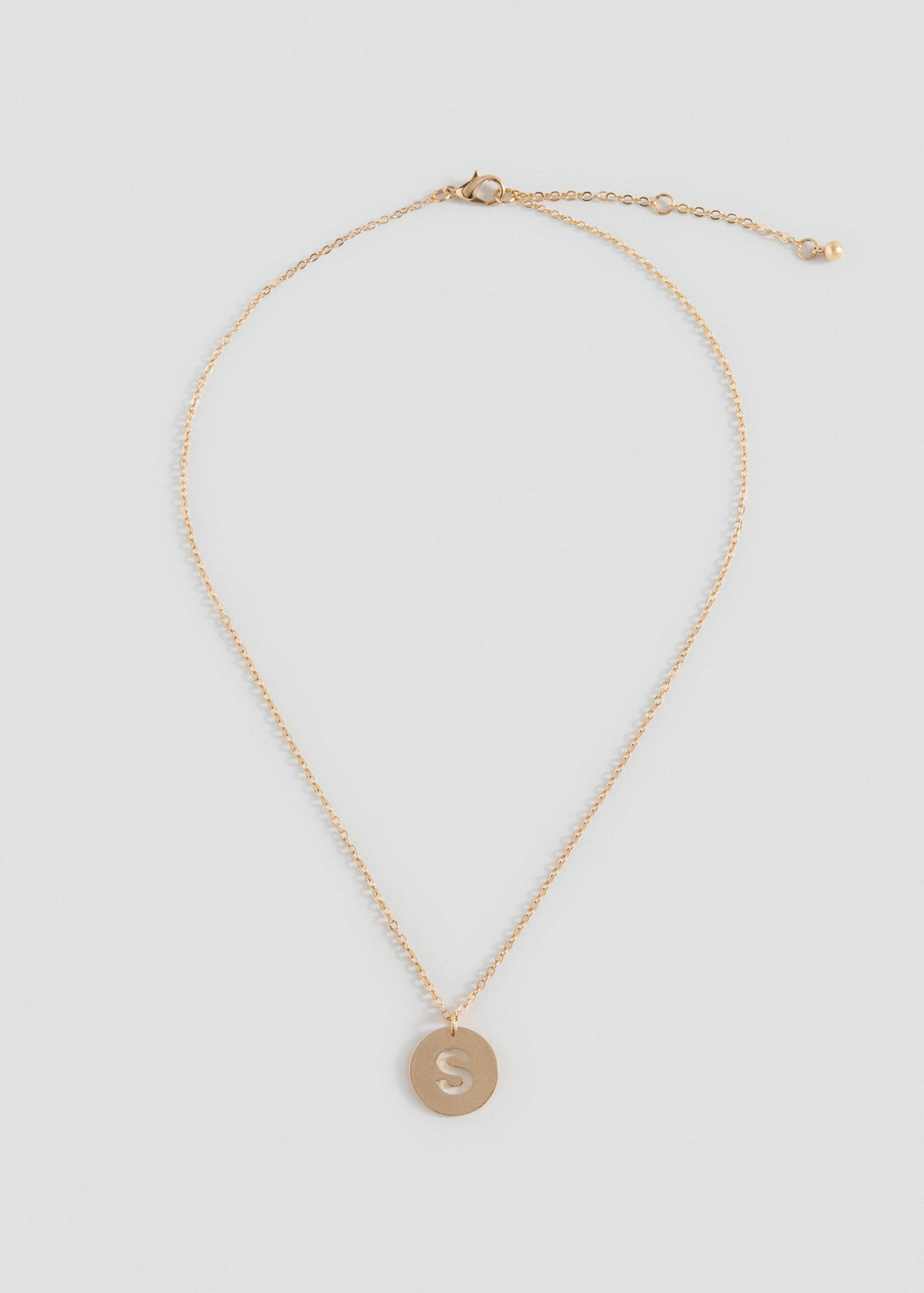Collier pendentif lettre - Article sans modèle
