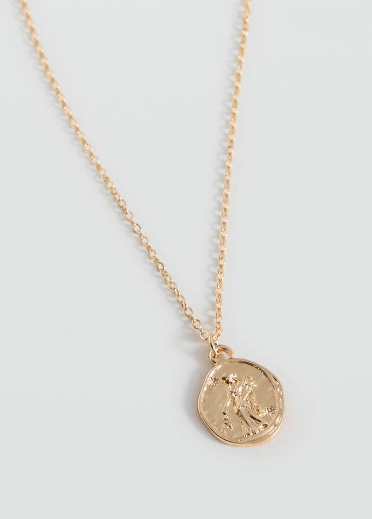 Virgo pendant necklace — Gold
