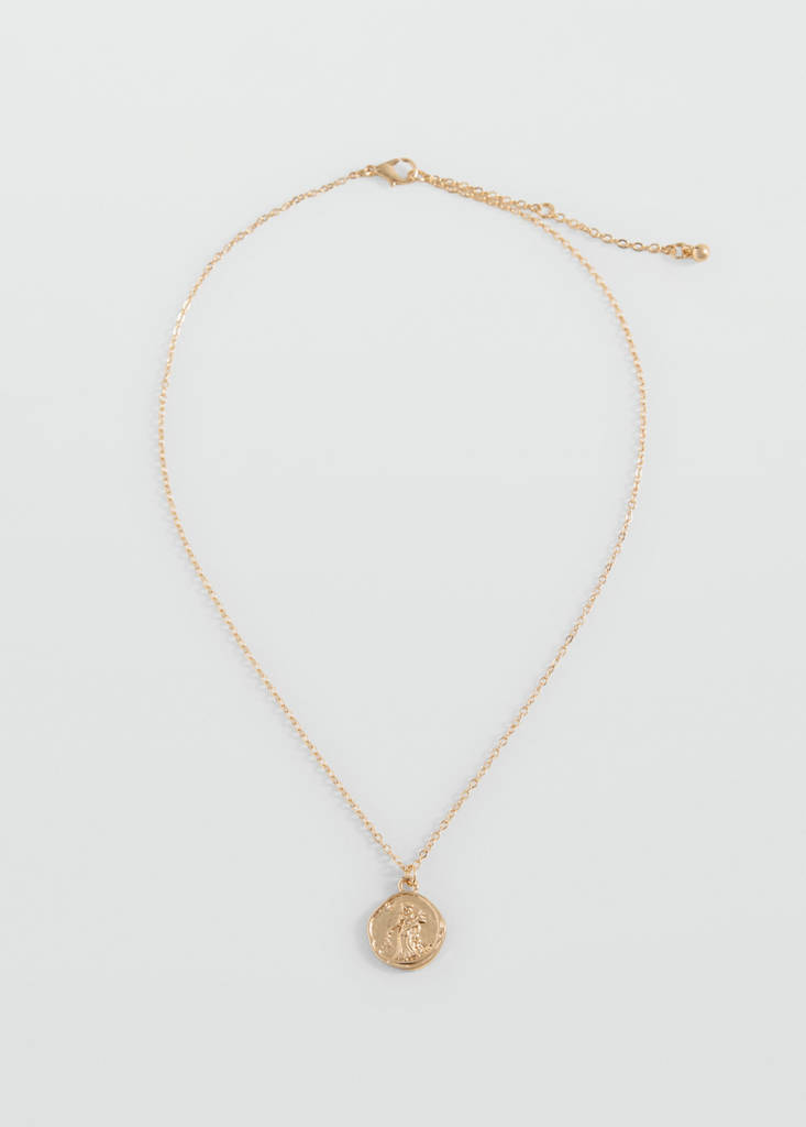 Virgo pendant necklace — Gold