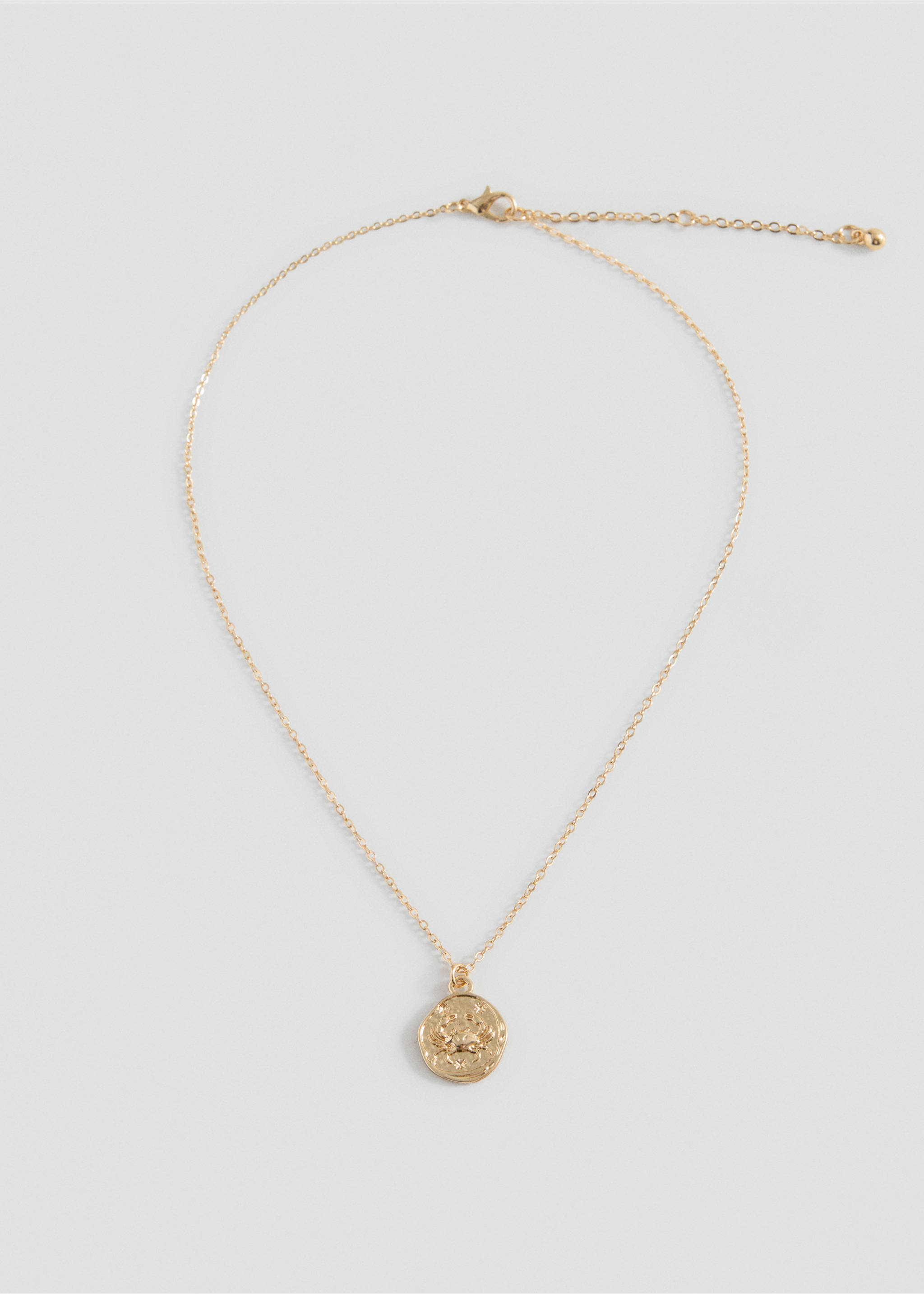 Cancer zodiac necklace - Article without model, Gold. Ref: 37062952-00.