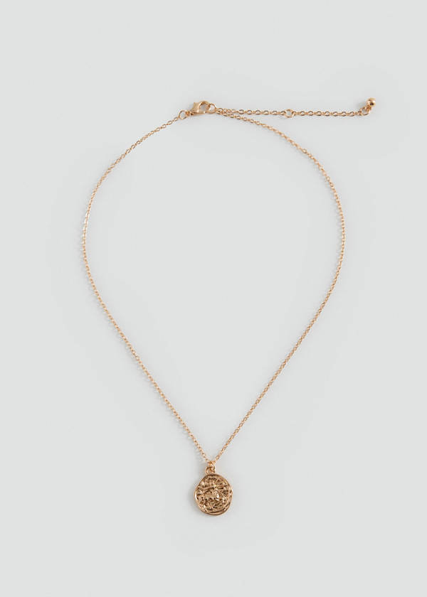 Sagittarius horoscope pendant necklace — Gold
