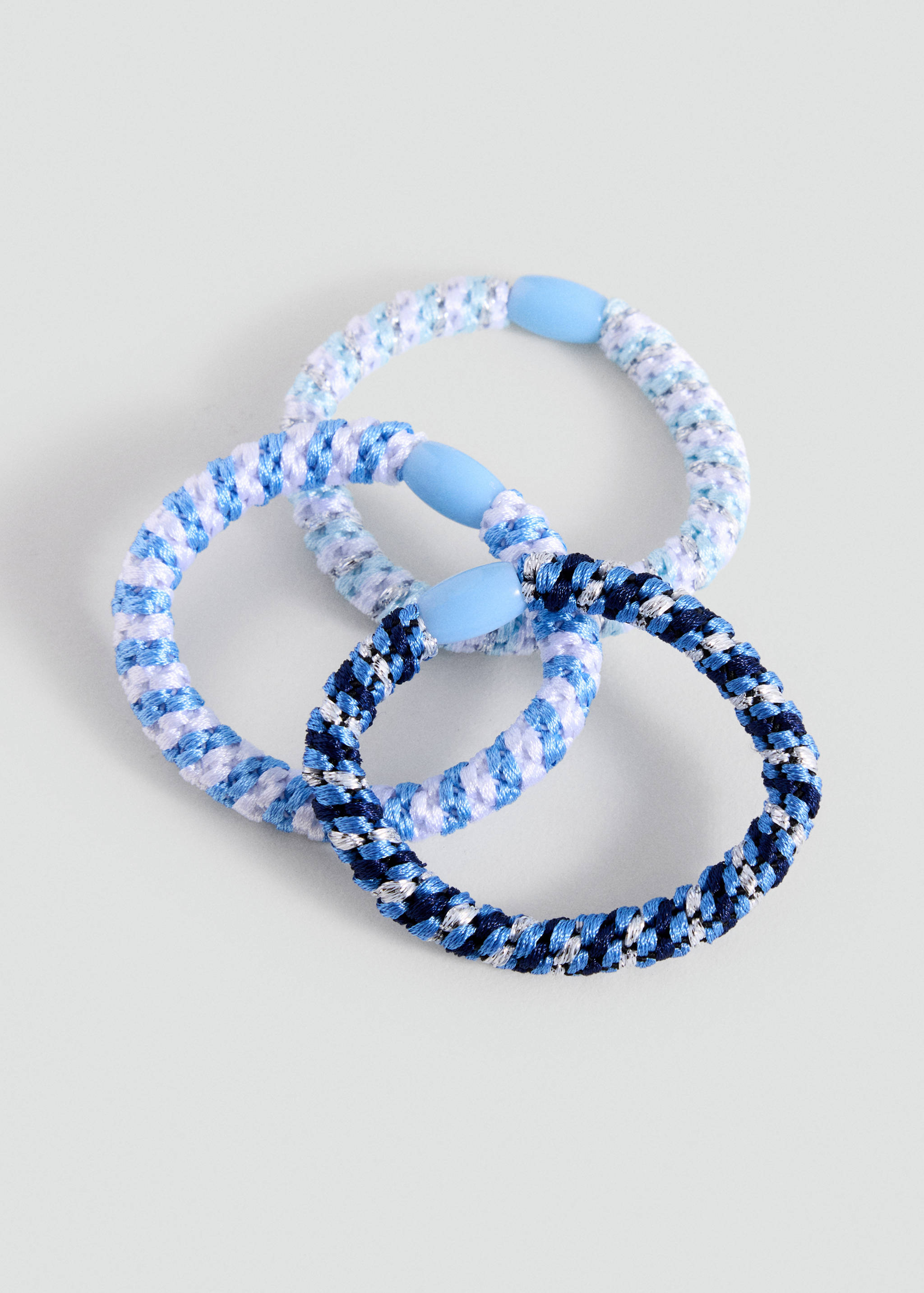 Pack of 3 combined hair ties - Details of the article 1