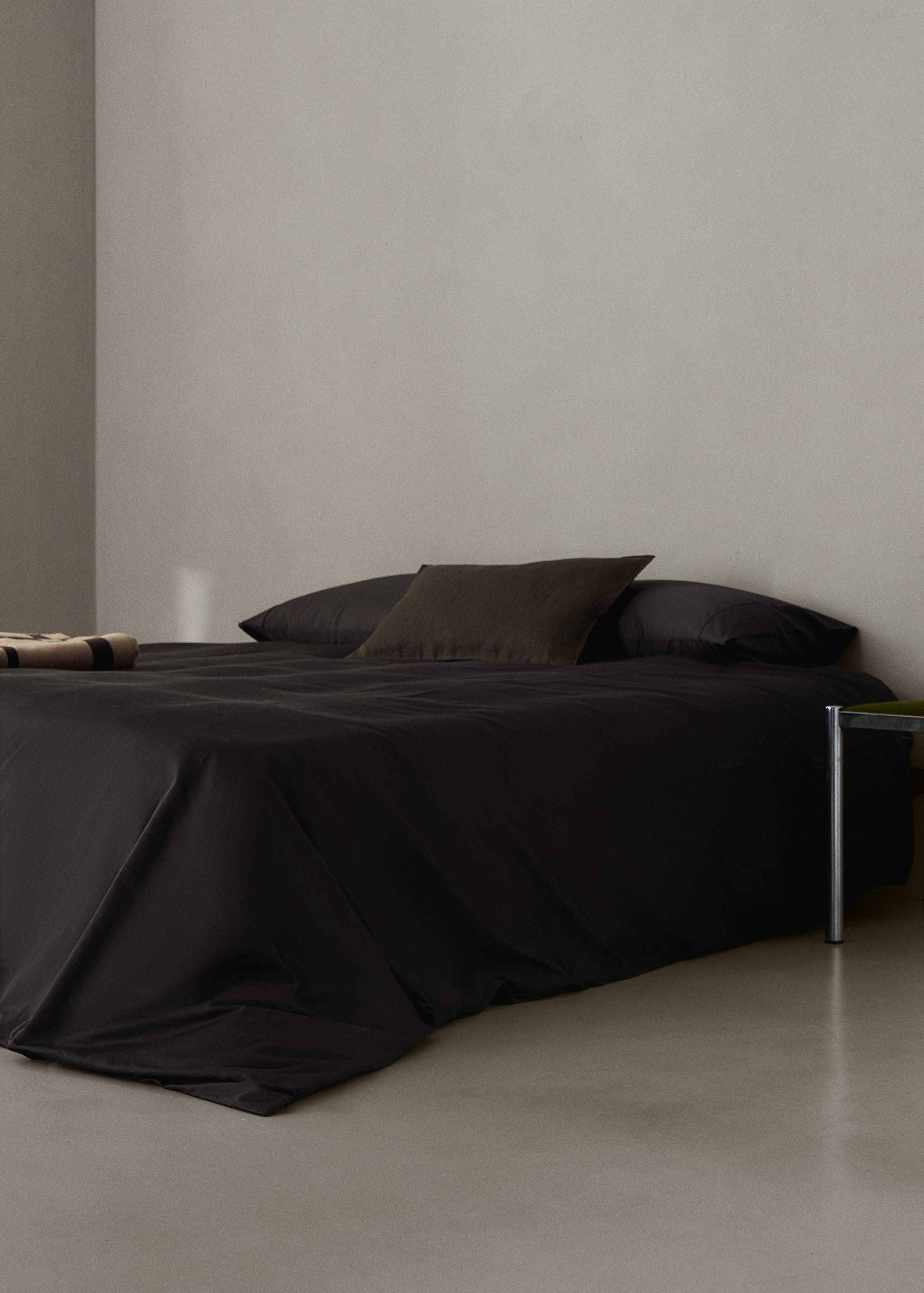600-thread satin cotton duvet cover for 200 cm bed - General plane