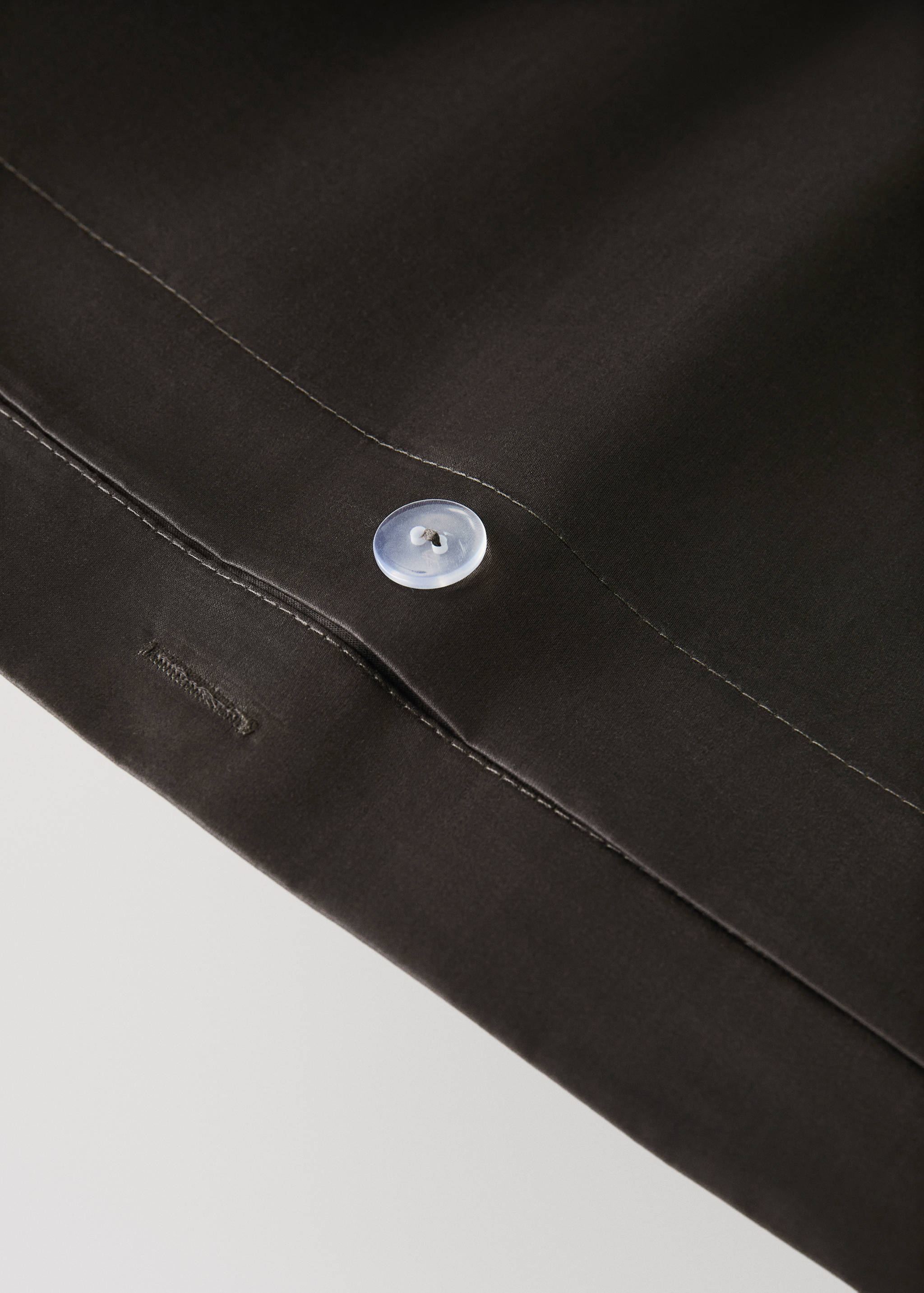 600 threads satin cotton duvet cover Superking bed - Details of the article 2