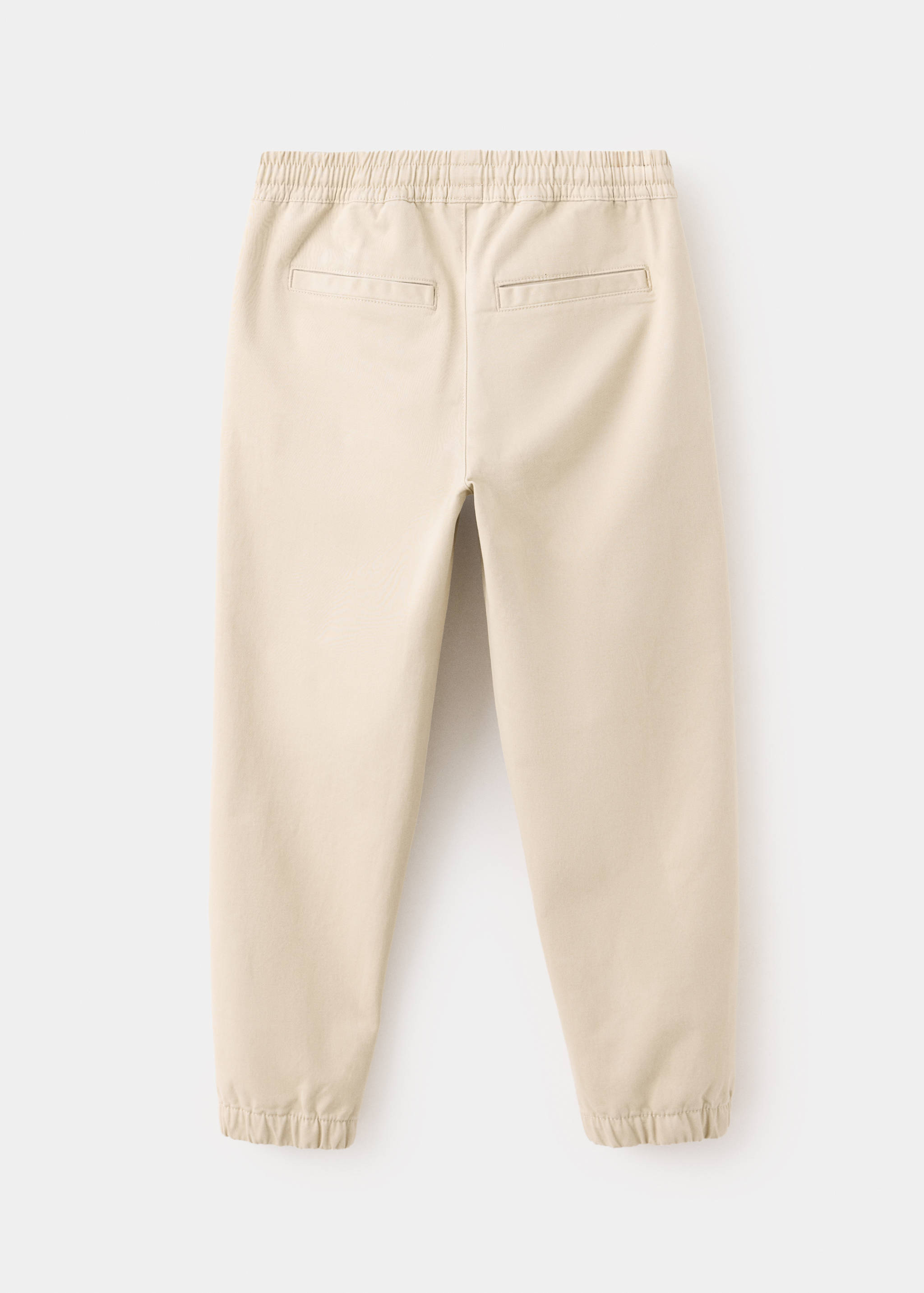Cotton jogger-style trousers - Reverse of the article