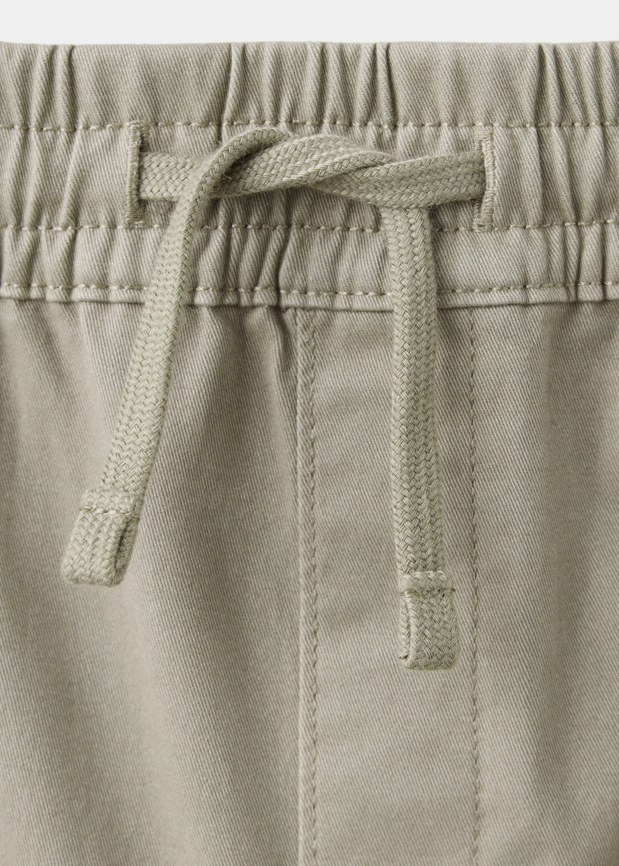 Cotton jogger-style trousers - Details of the article 8