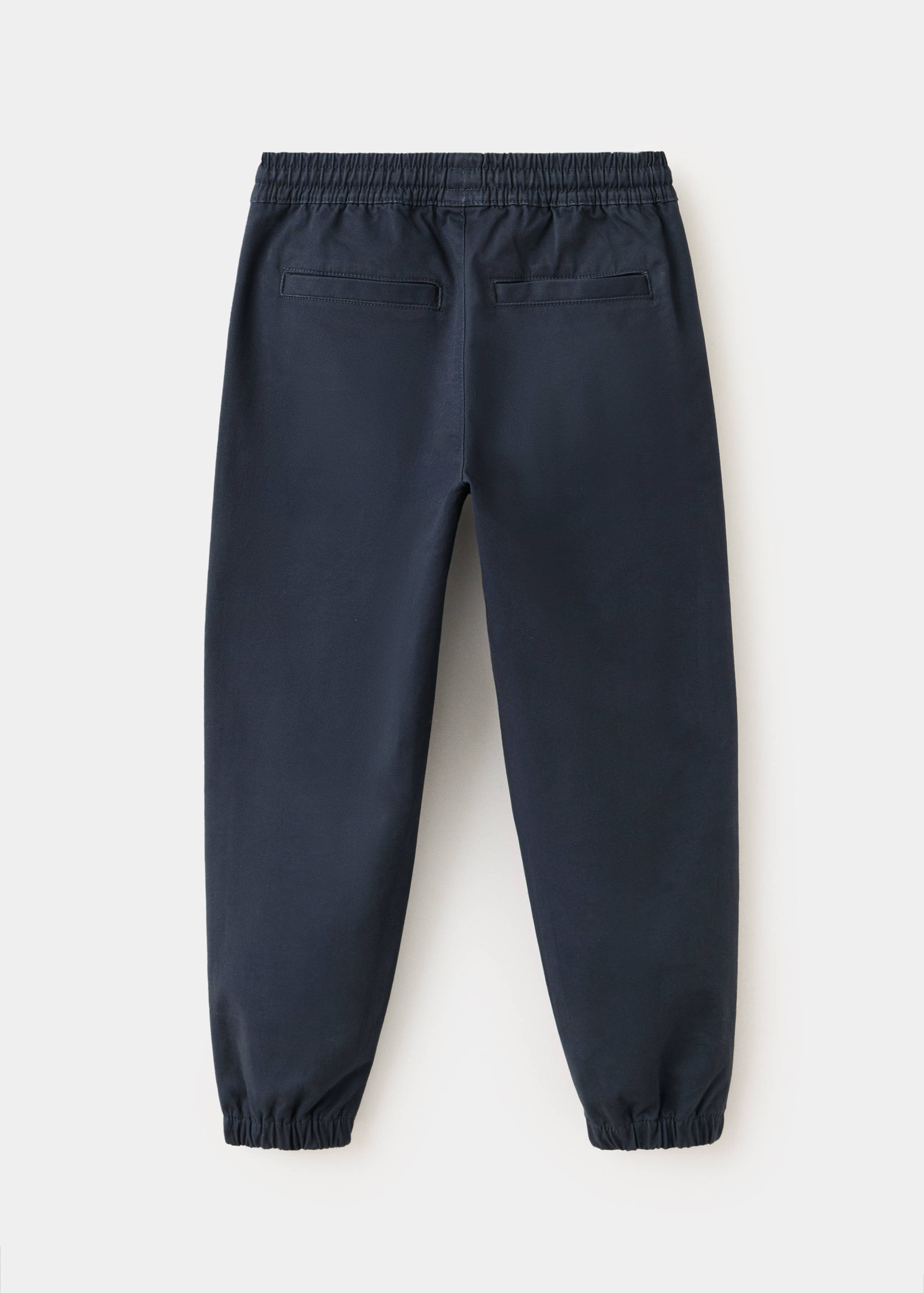 Cotton jogger-style trousers - Reverse of the article