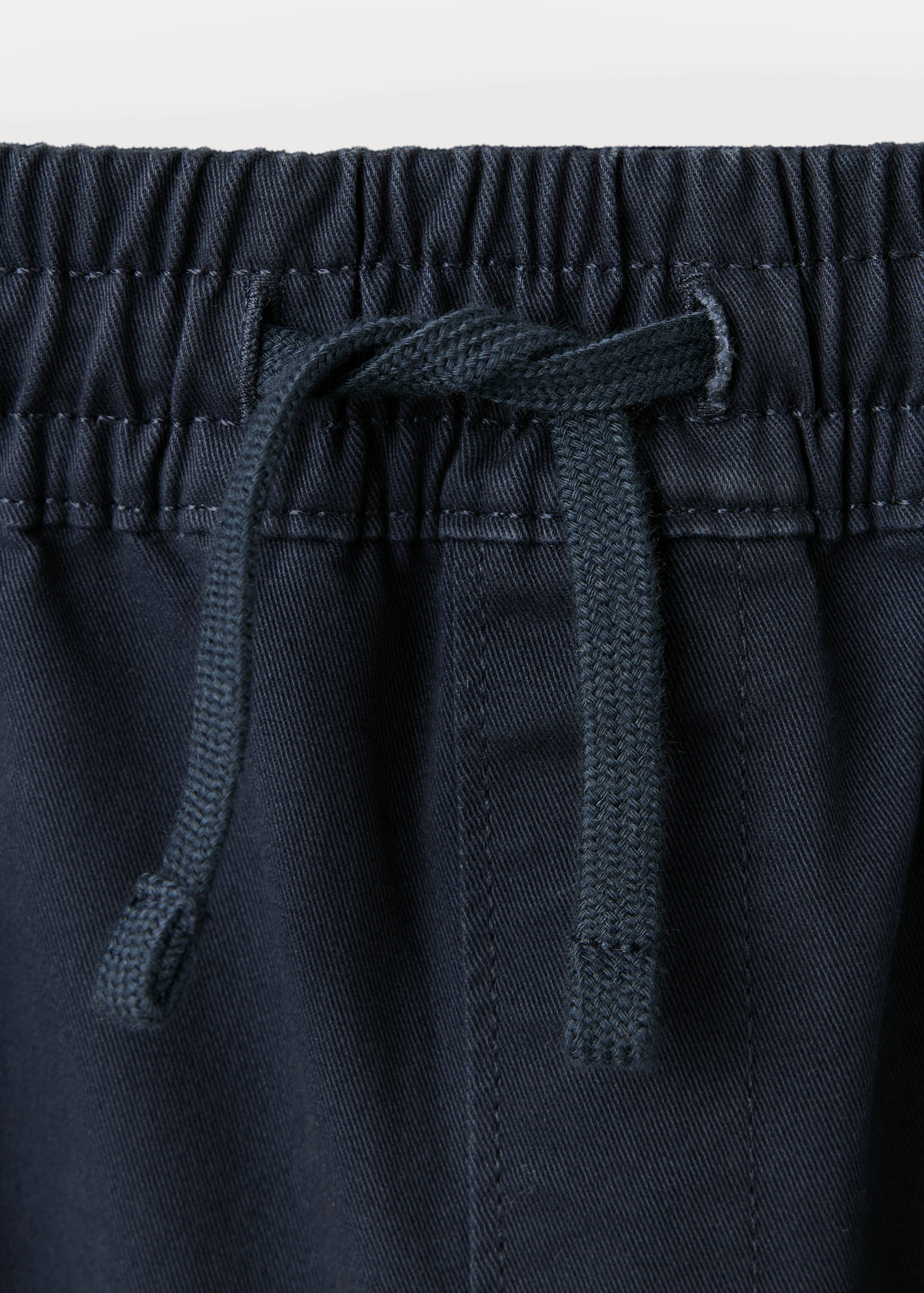 Cotton jogger-style trousers - Details of the article 8