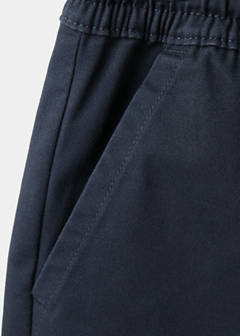 Cotton jogger-style trousers — Navy 6