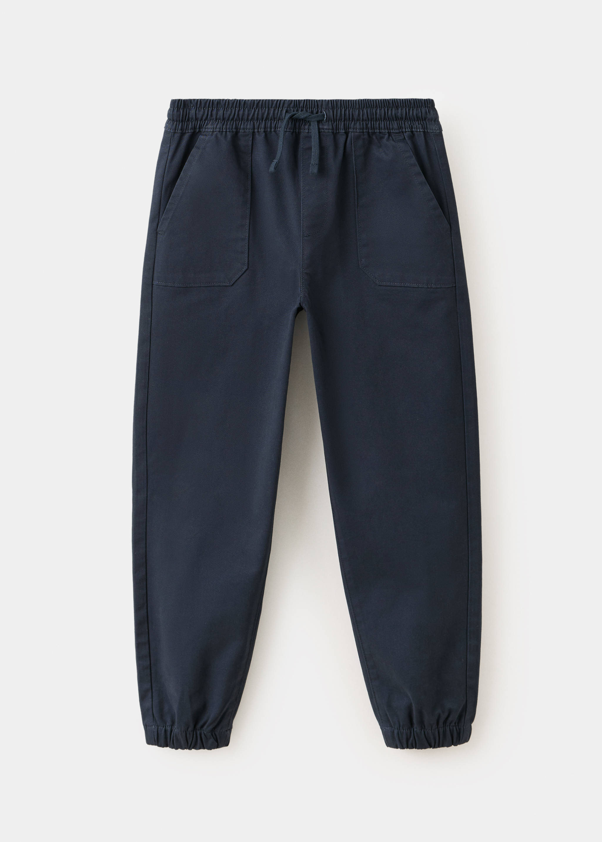 Cotton jogger-style trousers - Article without model