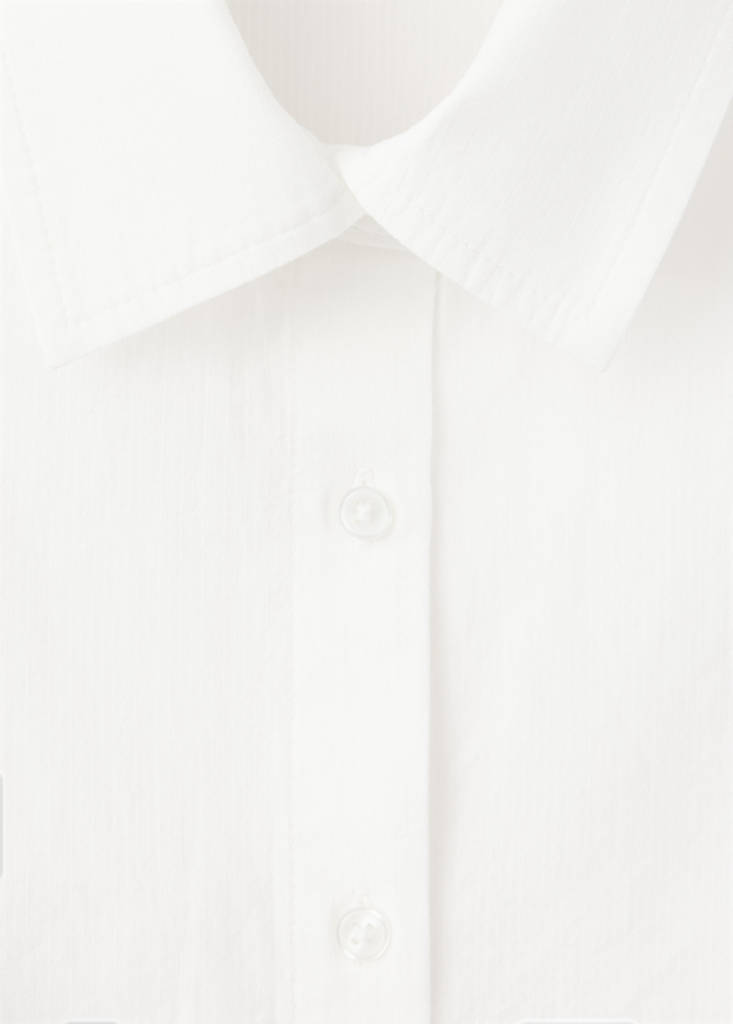Fitted cotton shirt — Off White
