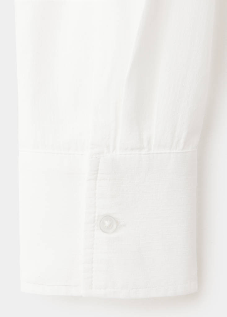 Fitted cotton shirt — Off White