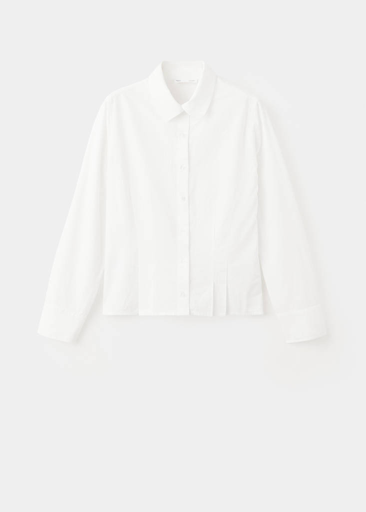 Fitted cotton shirt — Off White