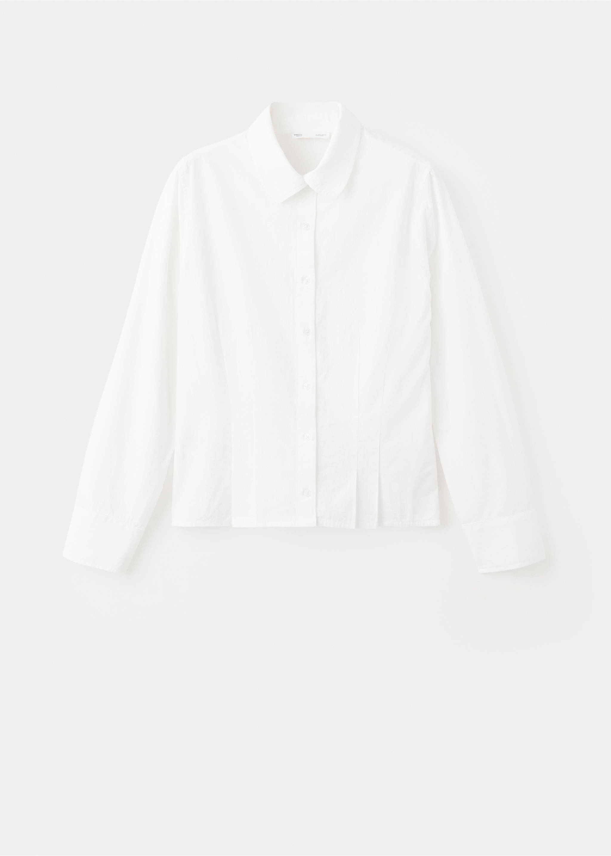 Fitted cotton shirt - Article without model, Off White. Ref: 37063276-00.