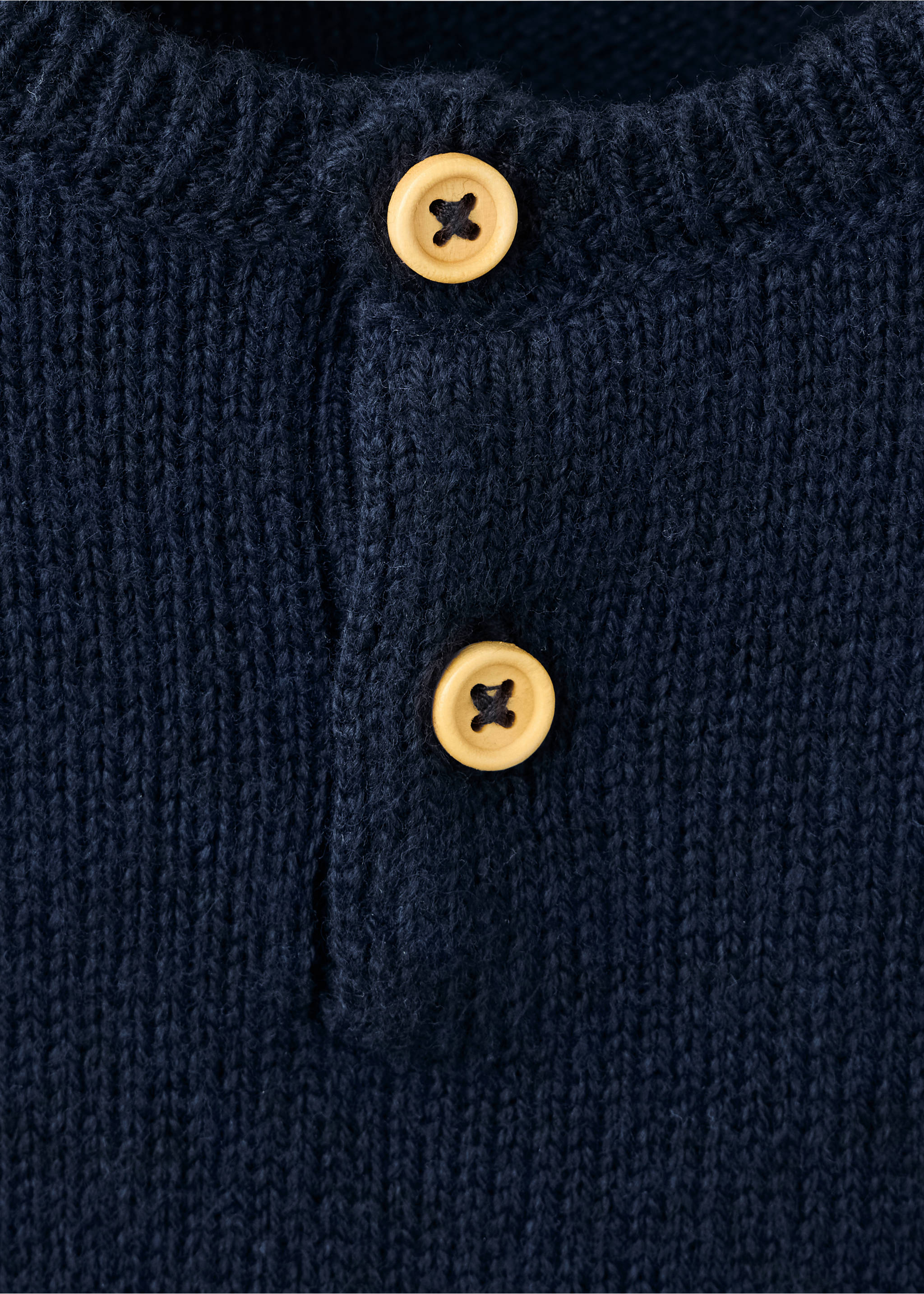 Pull-over maille manches longues - Détail de l'article 8, Bleu marine. Ref: 37063278-00.