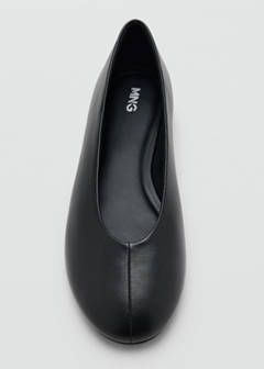 Leather ballet flats — Black 6