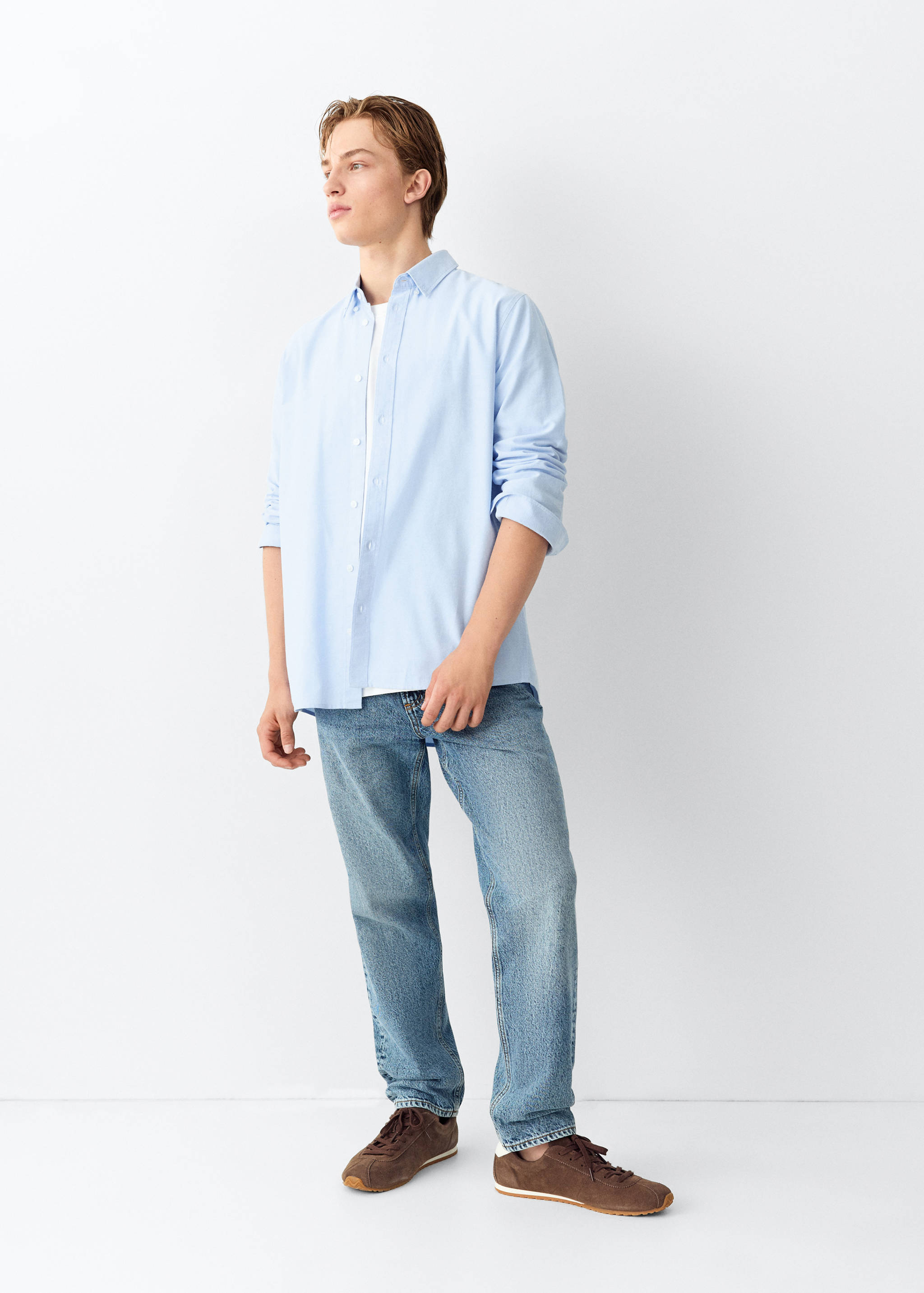 Oxford cotton shirt - General plane