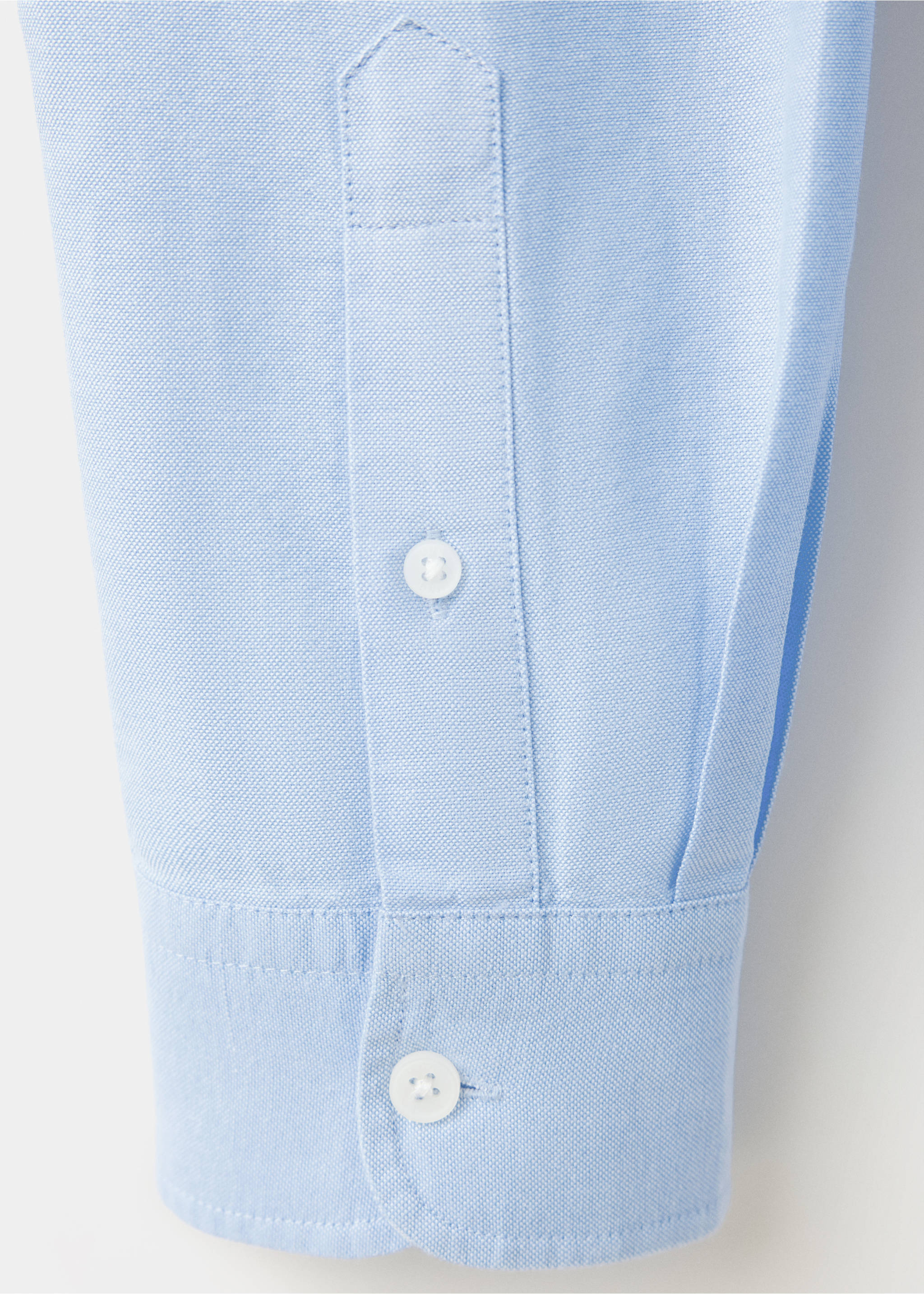 Oxford cotton shirt - Details of the article 0, Sky Blue. Ref: 37063287-00.