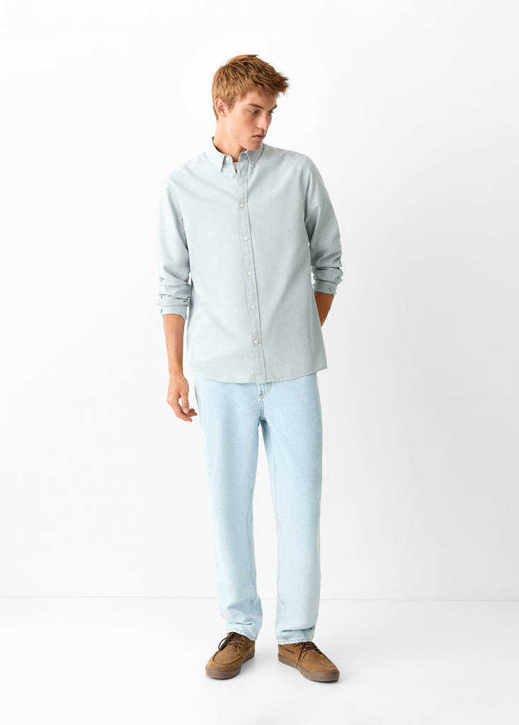 Oxford cotton shirt — Green