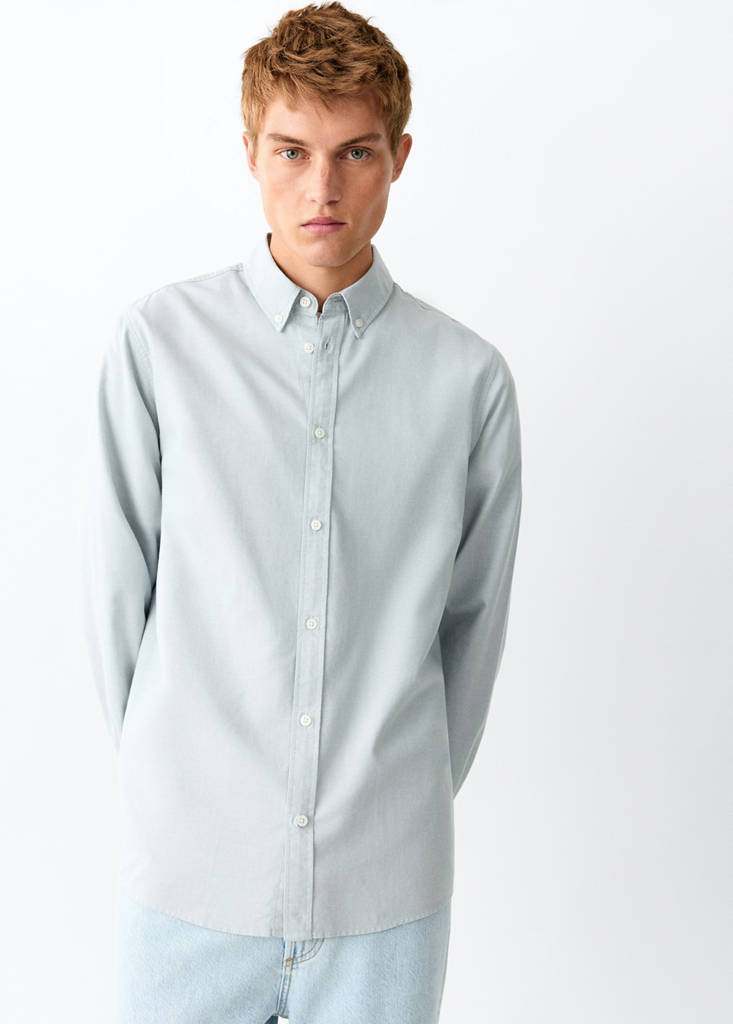 Oxford cotton shirt — Green