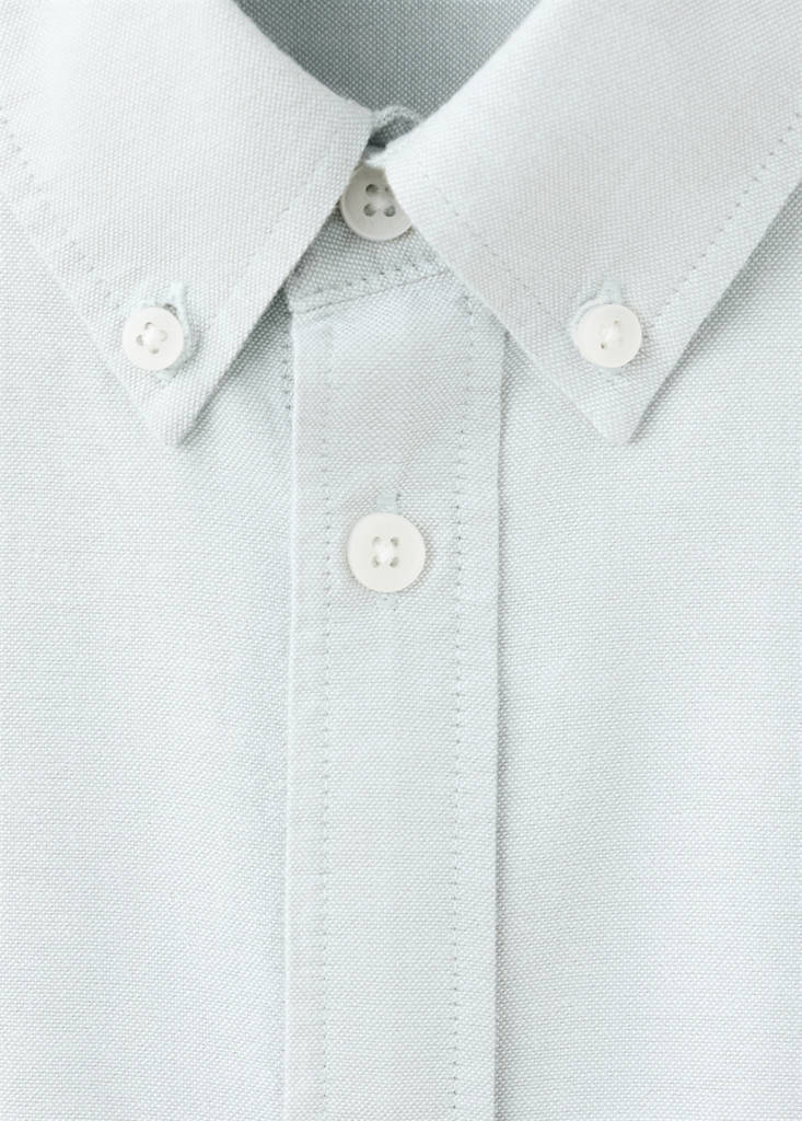 Oxford cotton shirt — Green