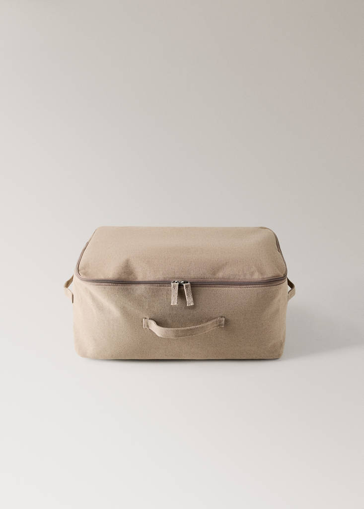 Storage box 18 x 49 x 38 cm — Beige