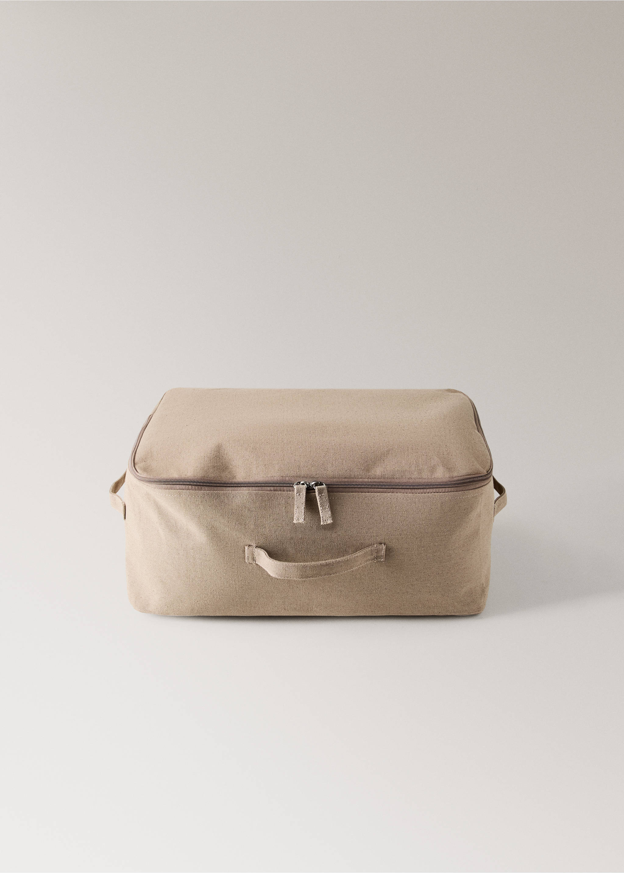 Storage box 18 x 49 x 38 cm - Details of the article 2, Beige. Ref: 37063289-00.