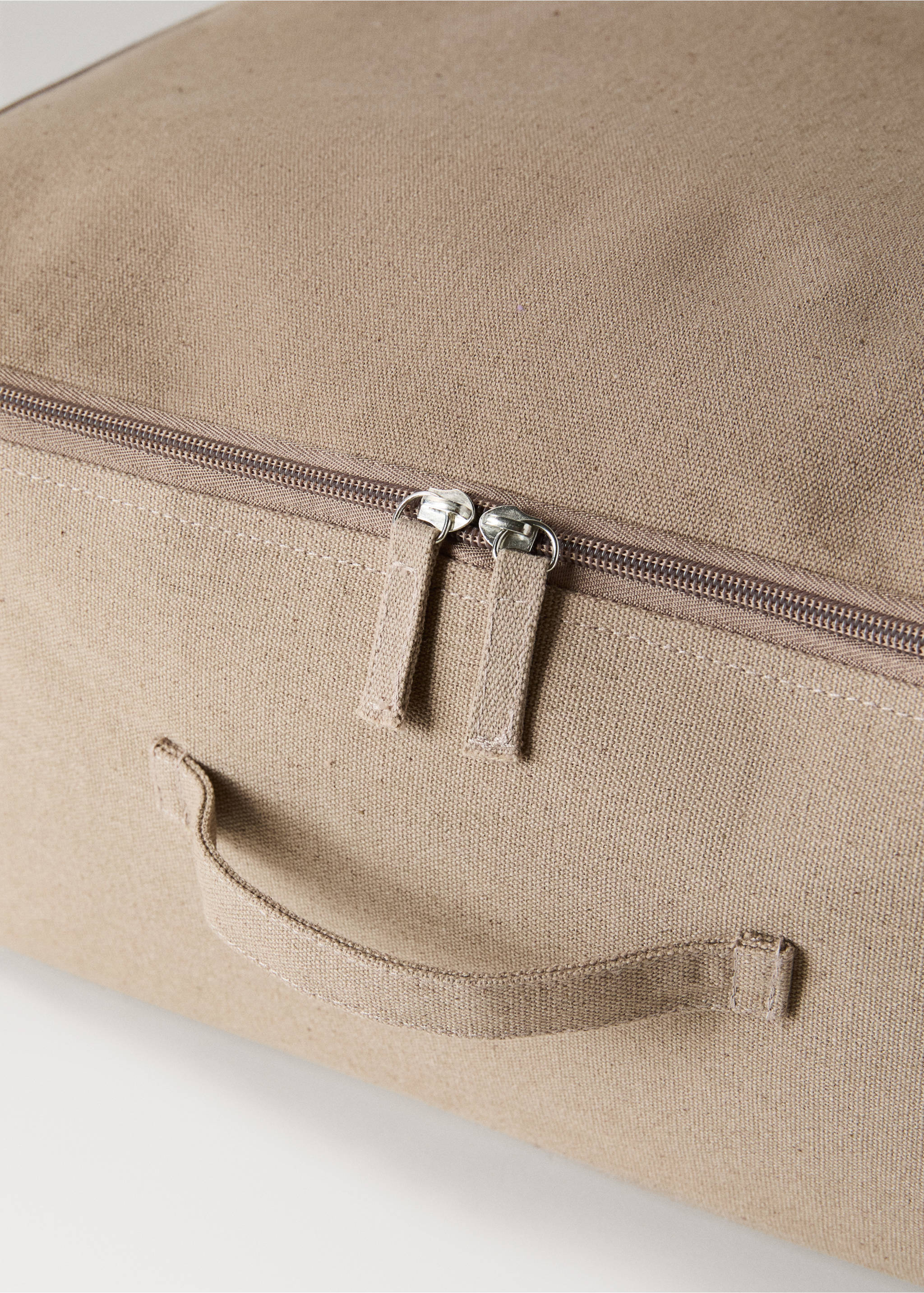 Storage box 18 x 49 x 38 cm - Details of the article 3, Beige. Ref: 37063289-00.