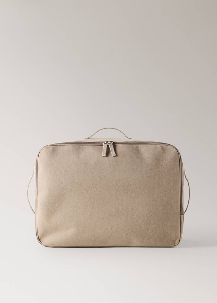 Storage box 18 x 49 x 38 cm — Beige