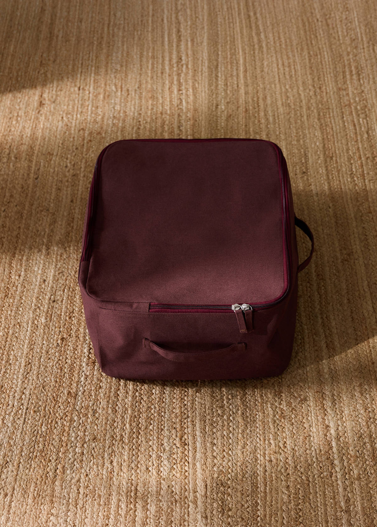 Storage box 18 x 49 x 38 cm — Burgundy