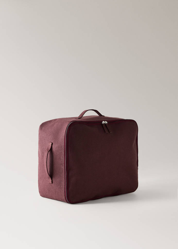 Storage box 18 x 49 x 38 cm — Burgundy