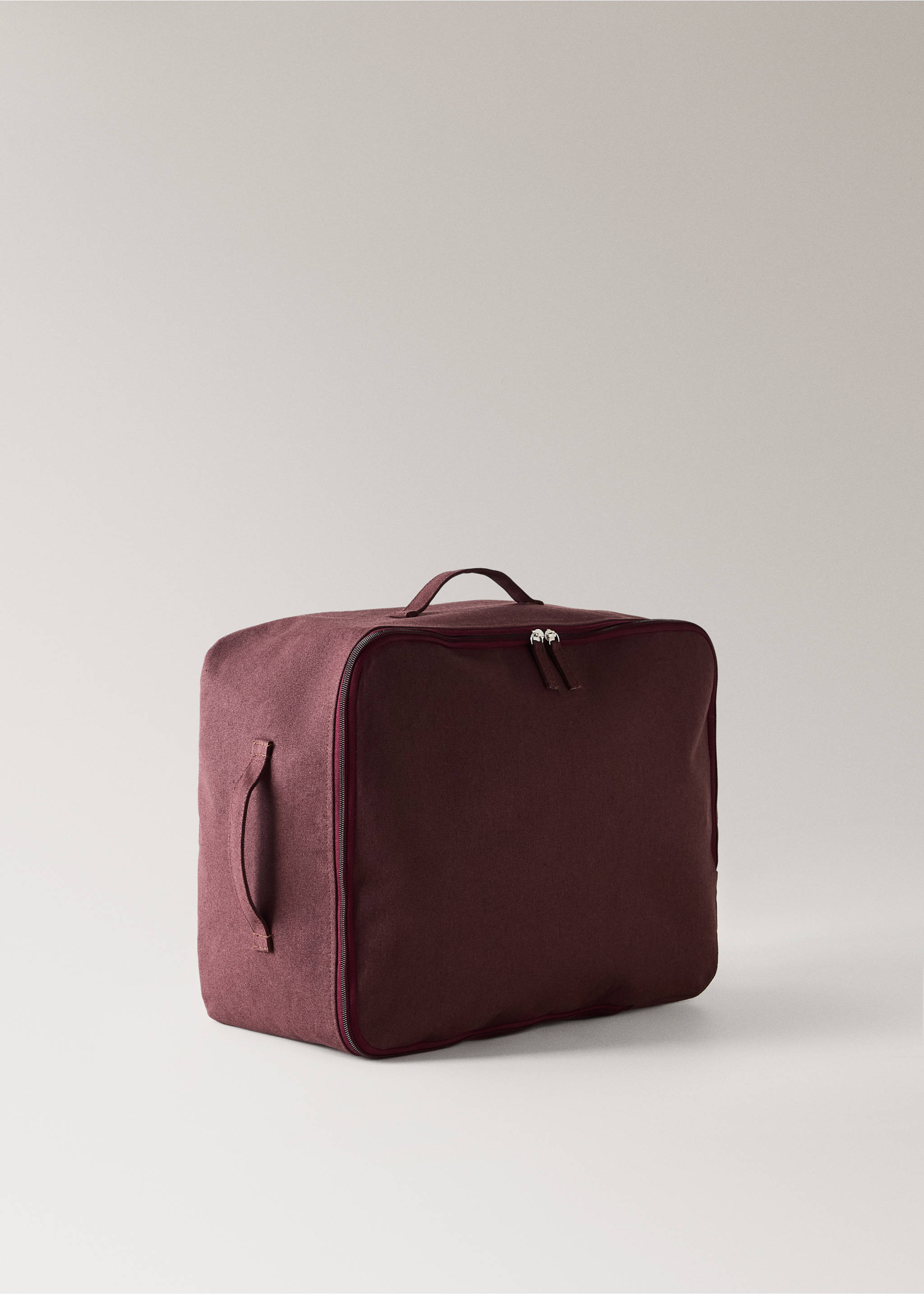 Storage box 18 x 49 x 38 cm - Details of the article 1, Burgundy. Ref: 37063289-00.