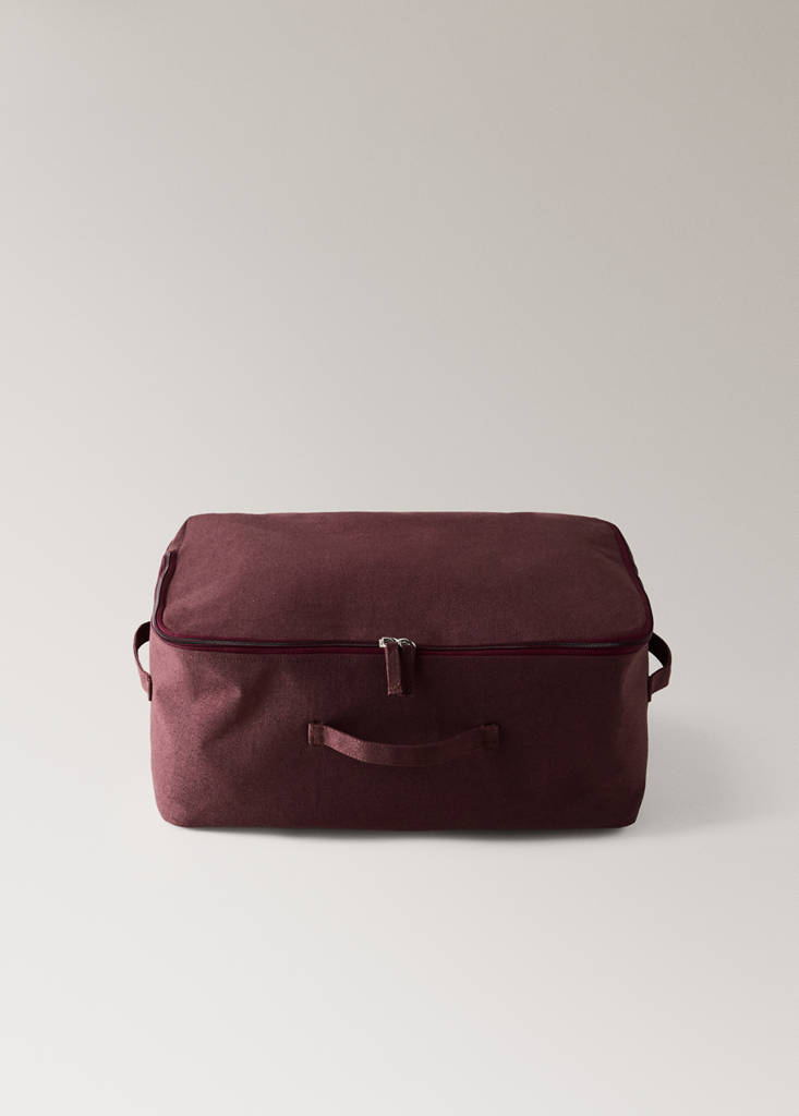 Storage box 18 x 49 x 38 cm — Burgundy