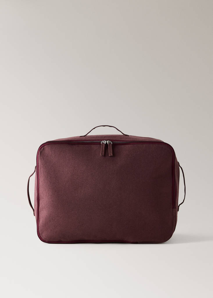 Storage box 18 x 49 x 38 cm — Burgundy