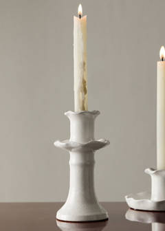 Ceramic candelabra — White 1