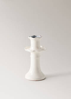 Ceramic candelabra — White 5