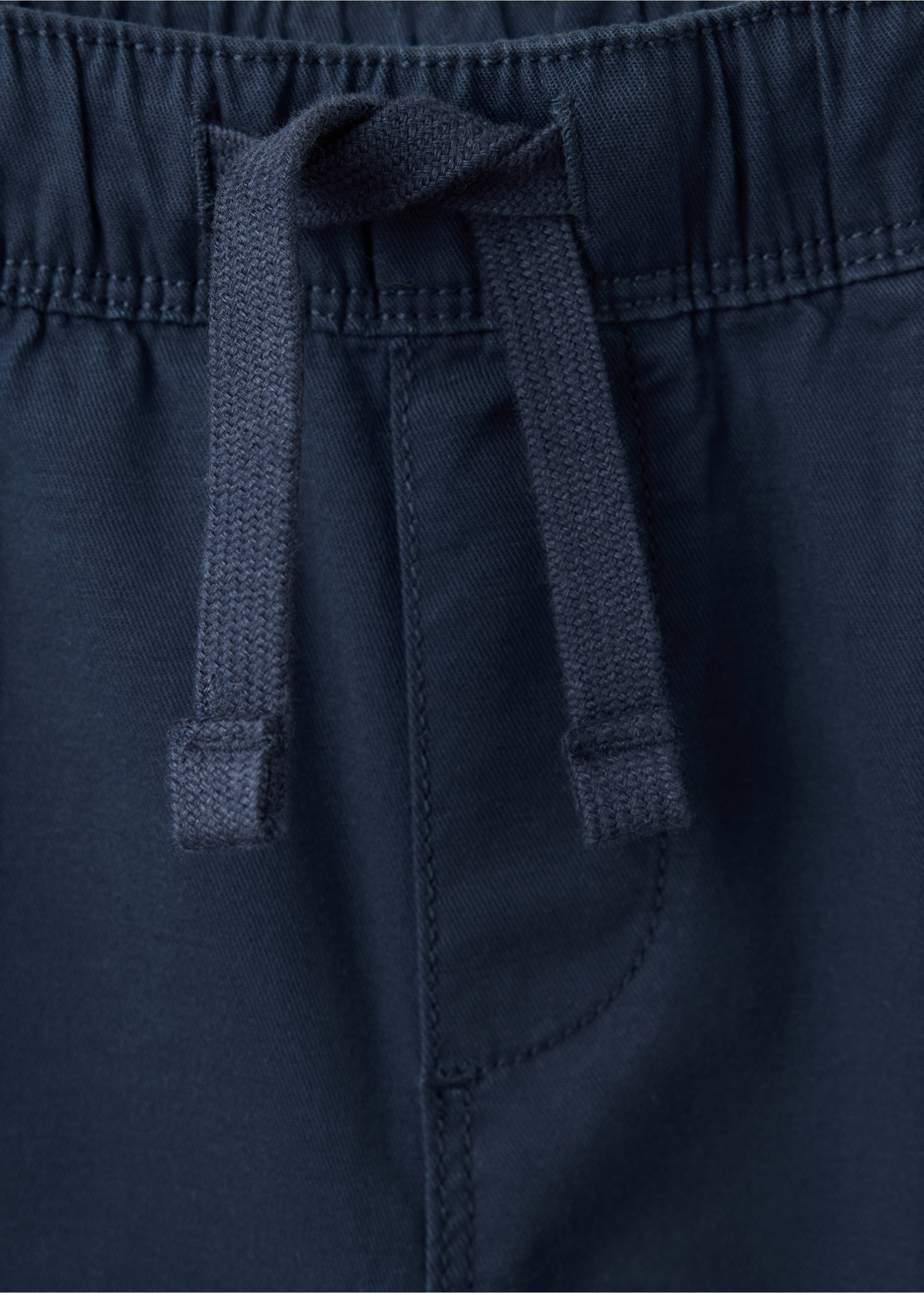 Calças jogger de estilo cargo - Pormenor do artigo 8, Azul-marinho. Ref: 37063294-00.