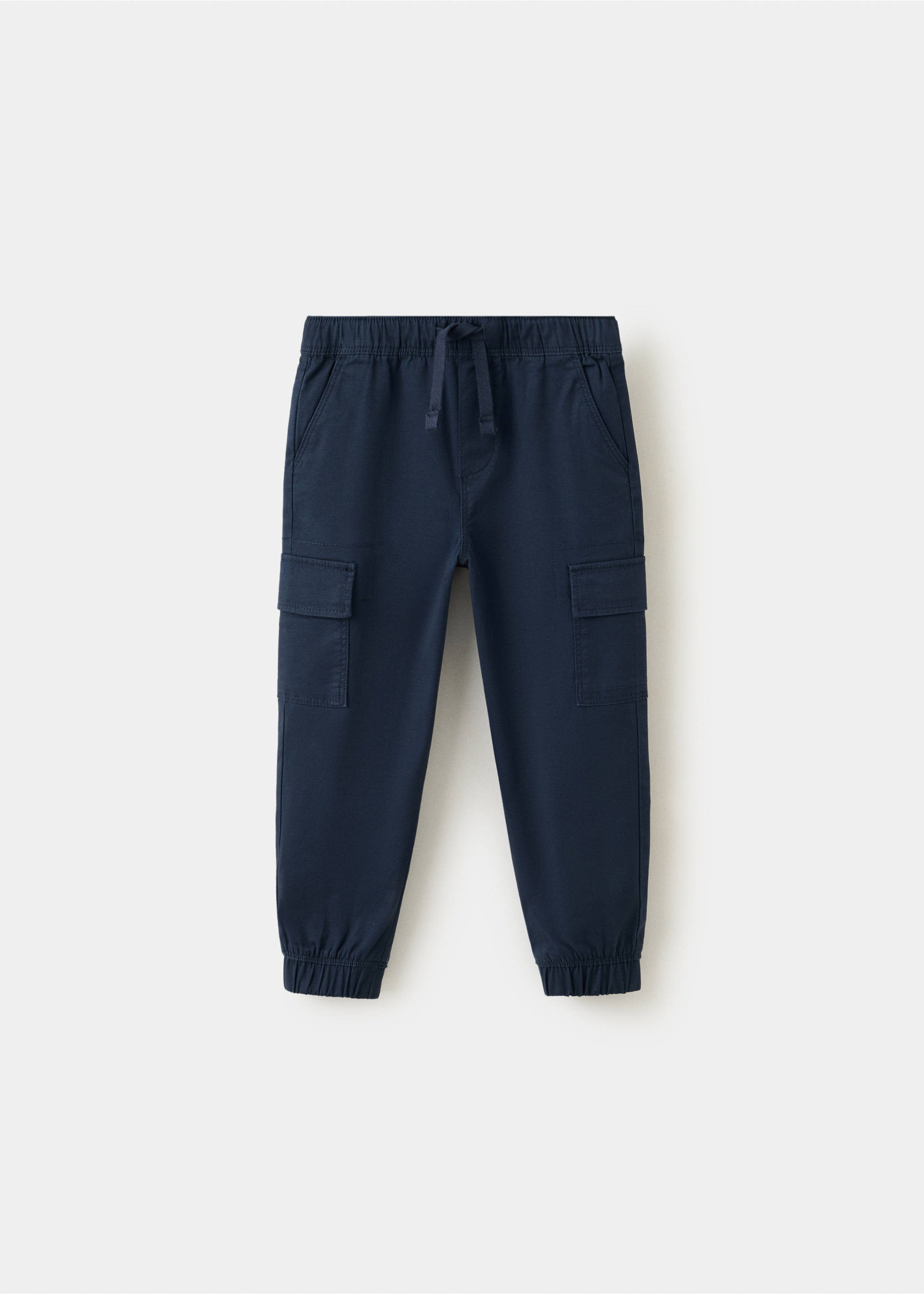 Calças jogger de estilo cargo - Artigo sem modelo, Azul-marinho. Ref: 37063294-00.