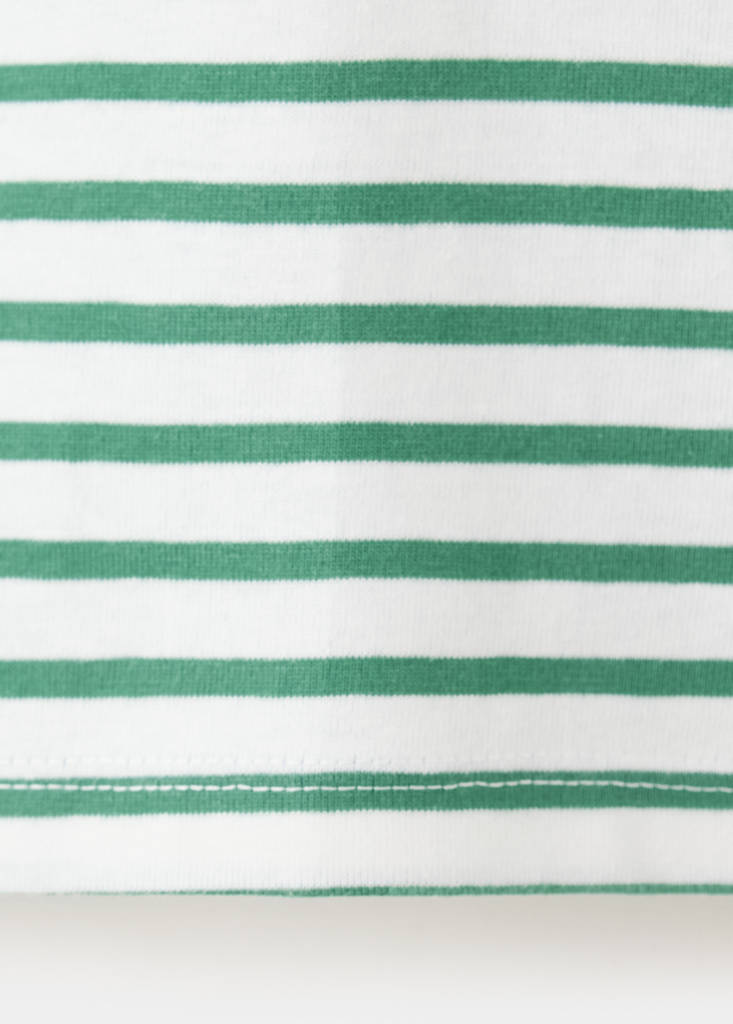 Hello Kitty striped T-shirt — Green