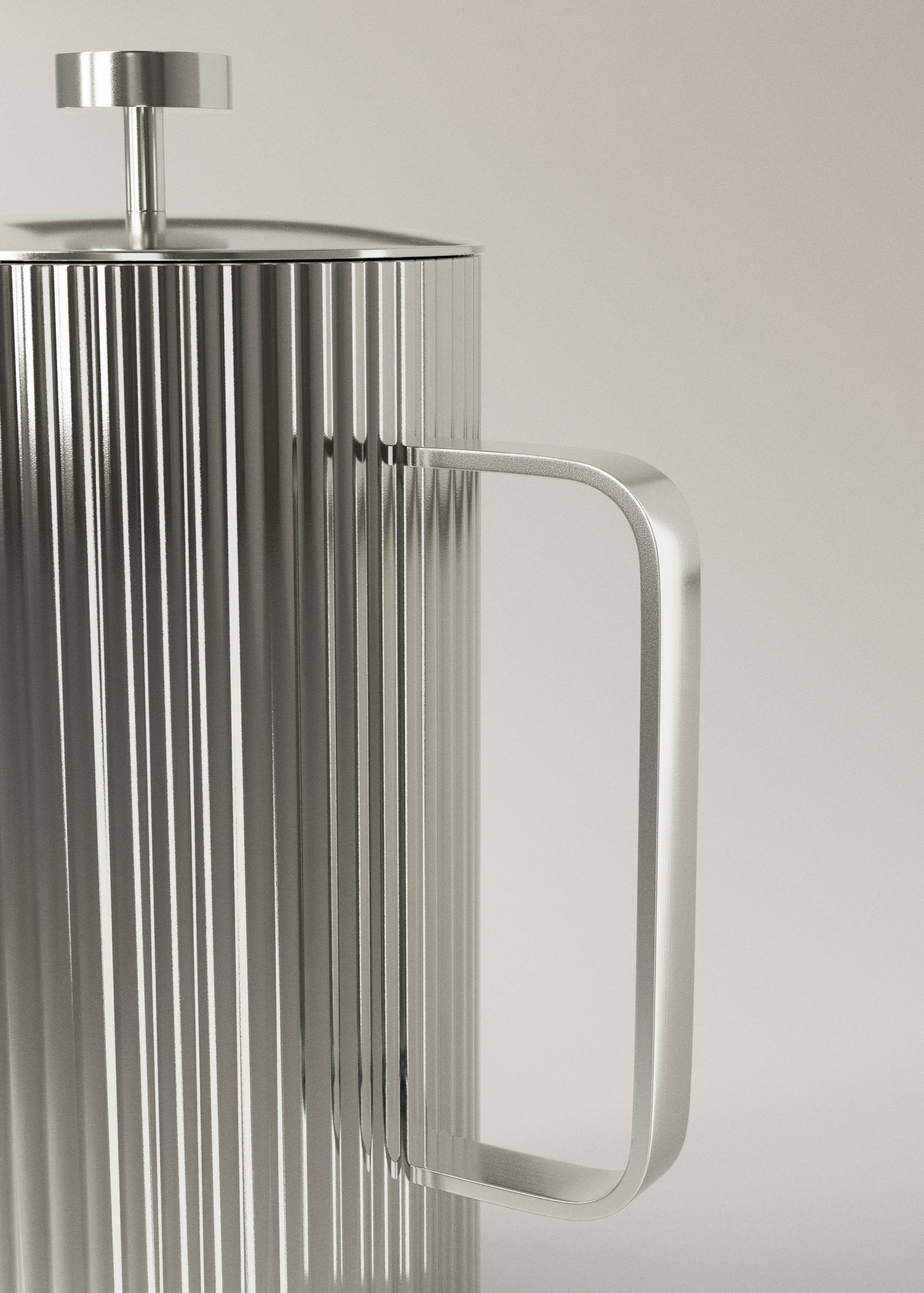 Embossed stainless steel pitcher - Details of the article 1