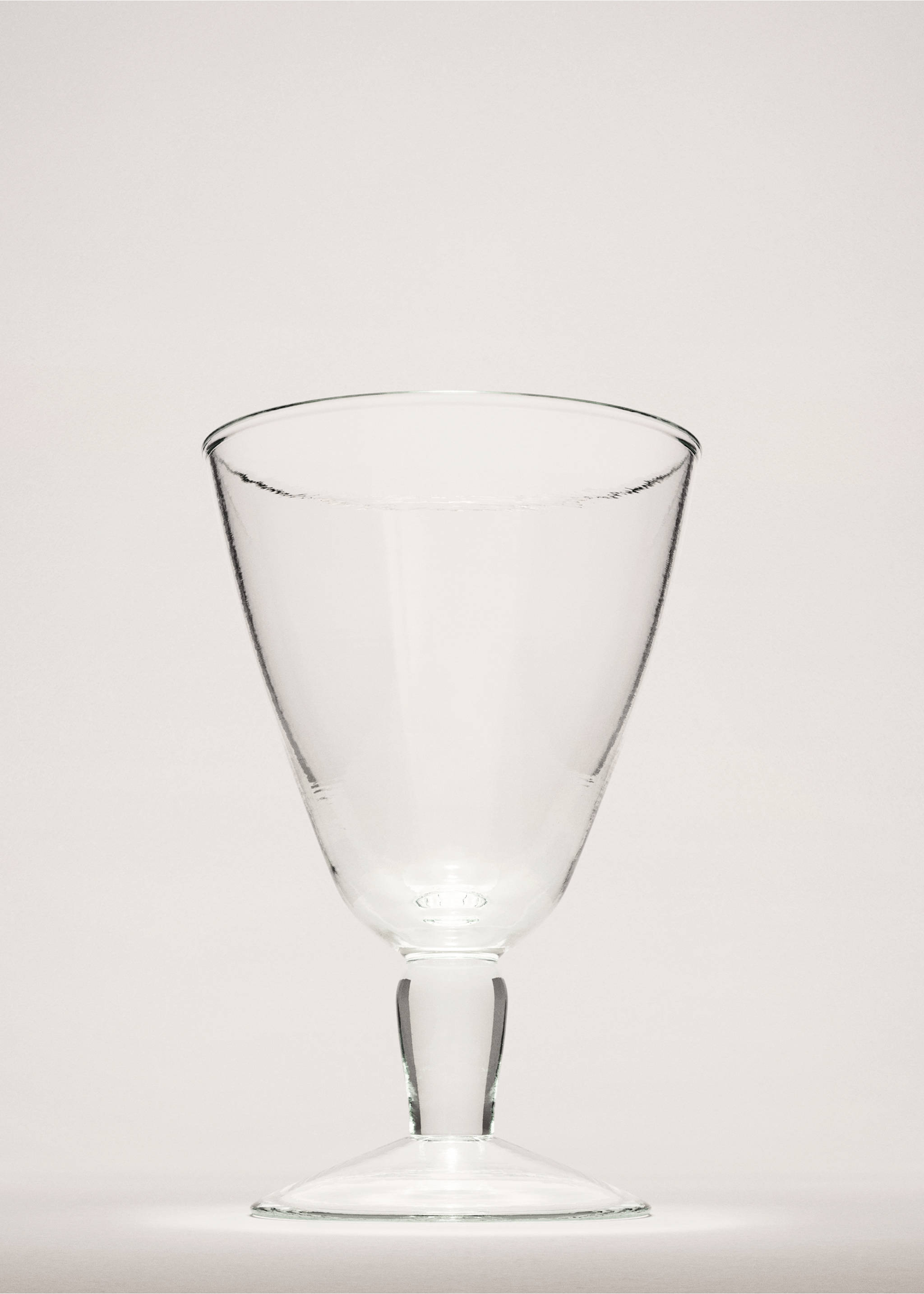 Transparent glass cup - General plane, Black. Ref: 37063297-00.