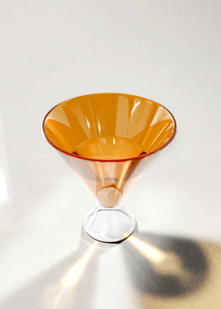 Two-tone borosilicate stem glass — Orange