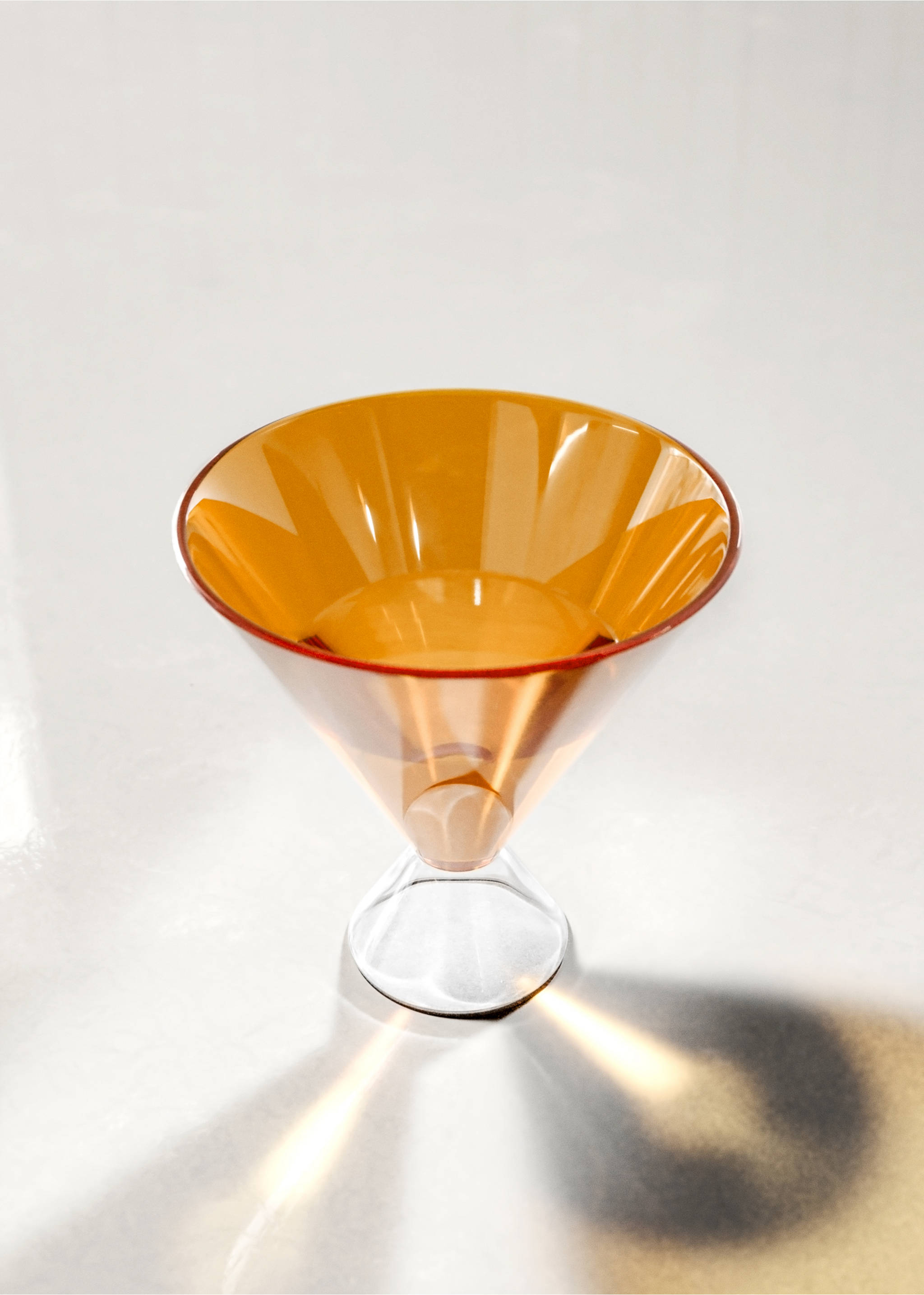 Two-tone borosilicate stem glass - General plane, Orange. Ref: 37063300-00.
