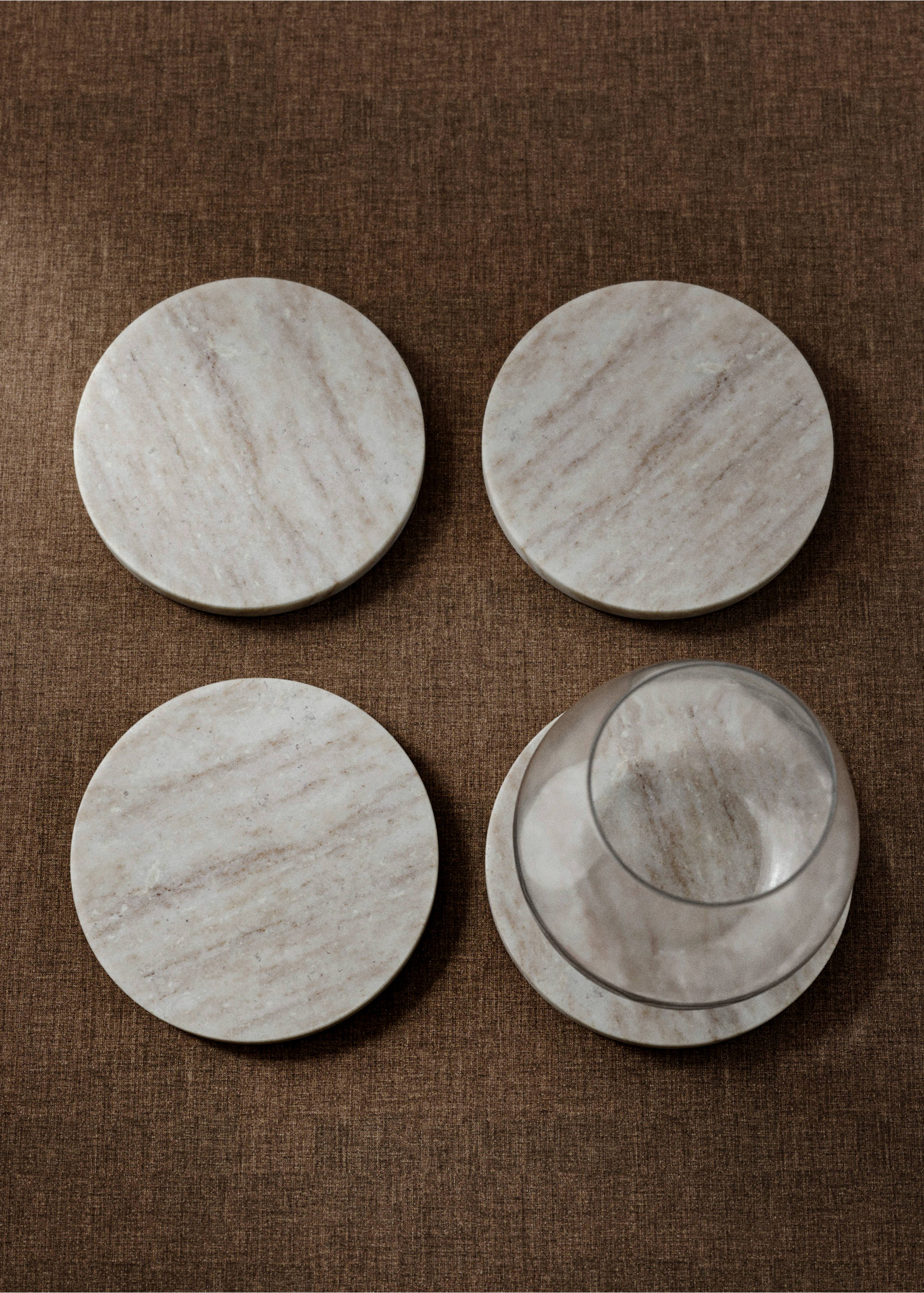 Marble coaster set - General plane