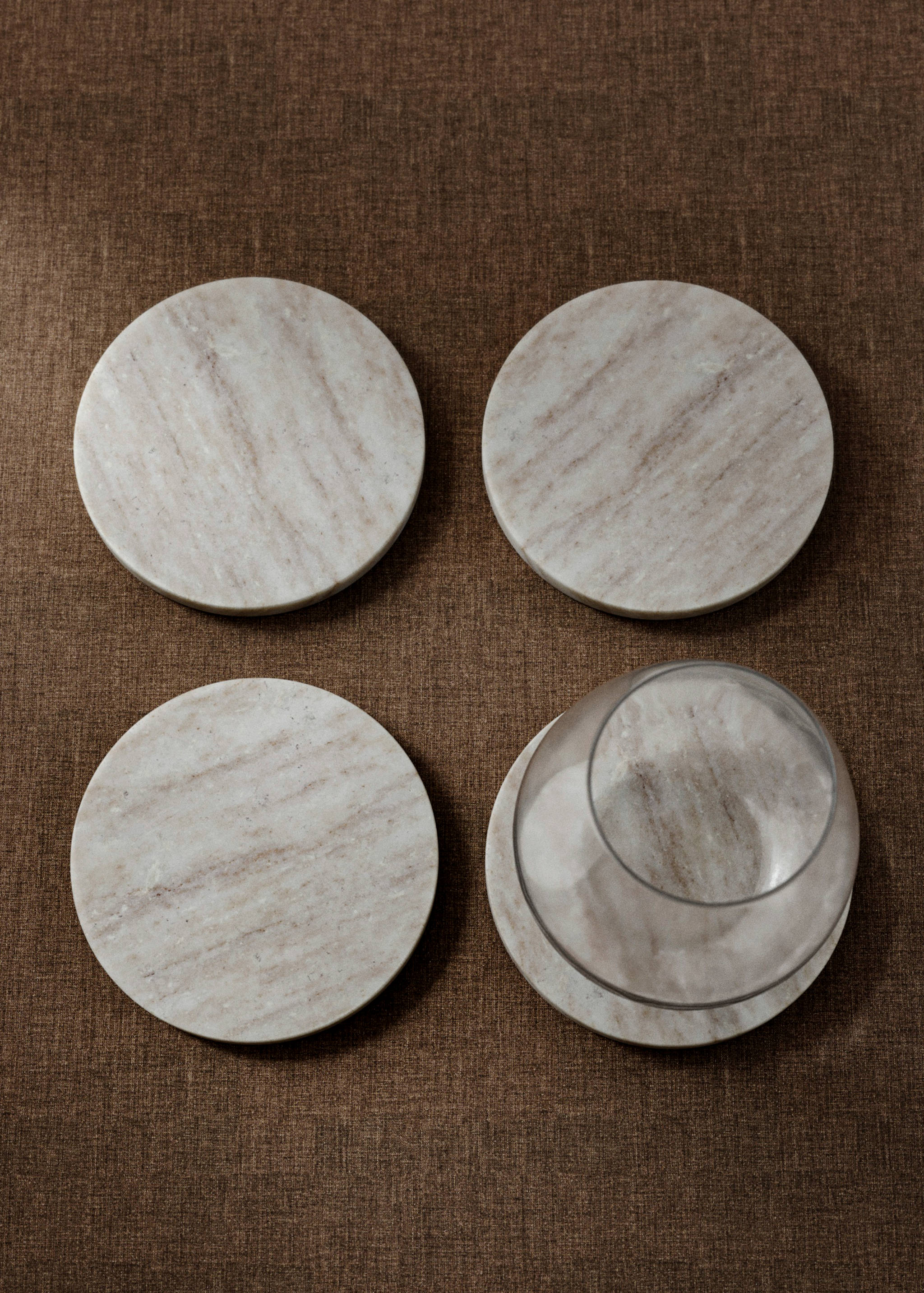 Marble coaster set - General plane