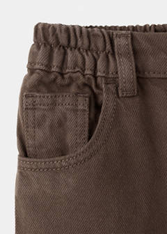 Mid-rise balloon jeans — Brown 3