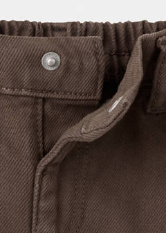 Mid-rise balloon jeans — Brown 5