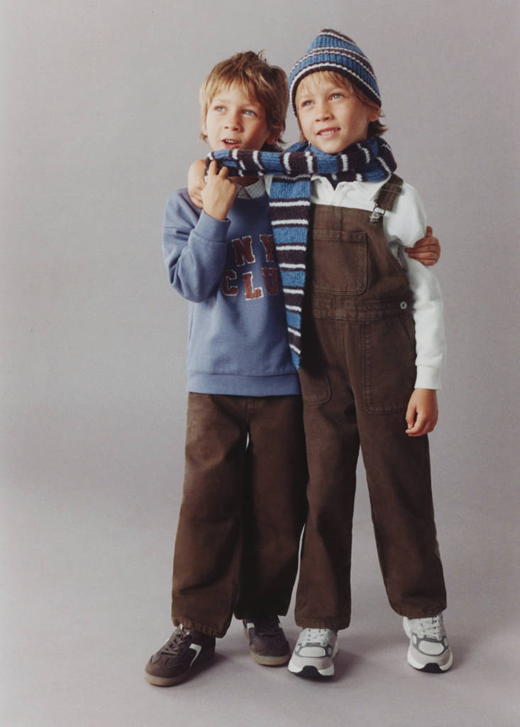 Mid-rise balloon jeans — Brown