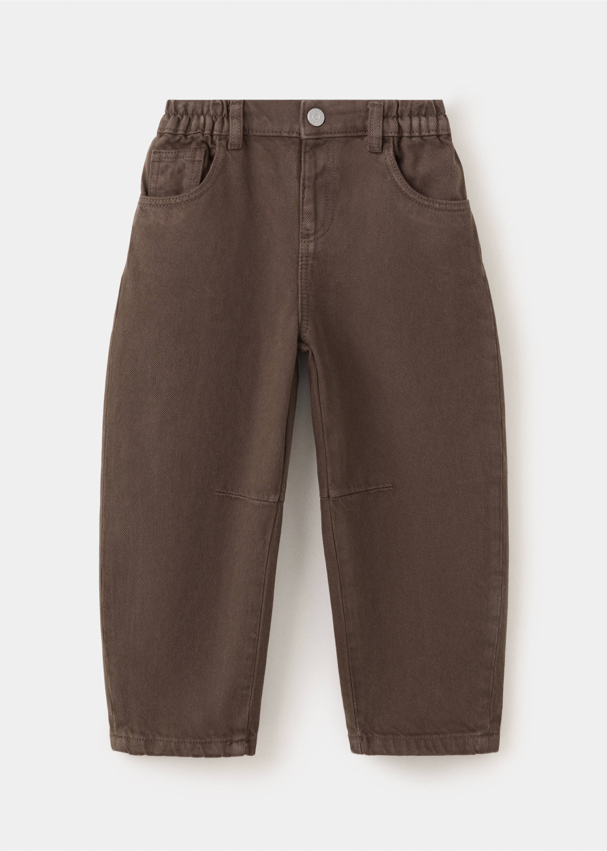Mid-rise balloon jeans - Article without model, Brown. Ref: 37063306-00.